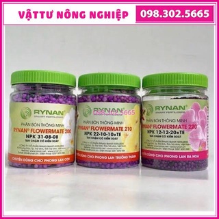 Combo bộ 3 phân bón Rynan tan chậm có kiểm soát cho lan