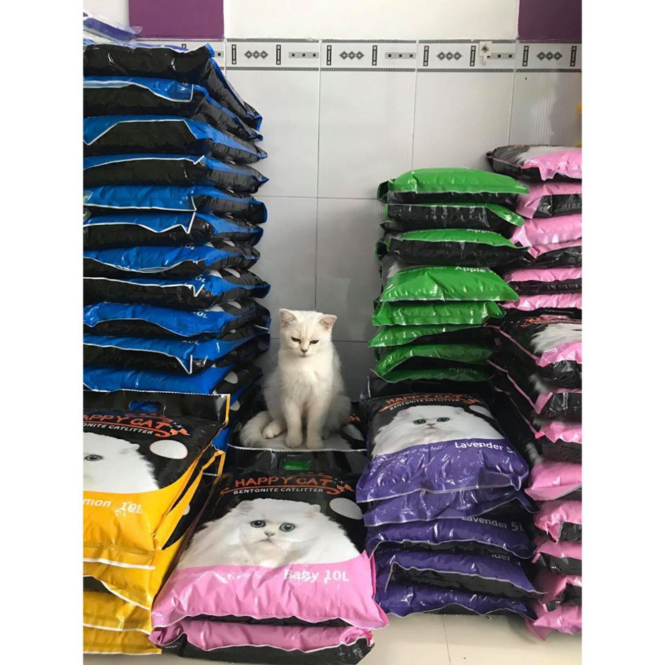 Cát vệ sinh cho mèo Happy Cat 5L 5 mùi hương ... Cún ún shop