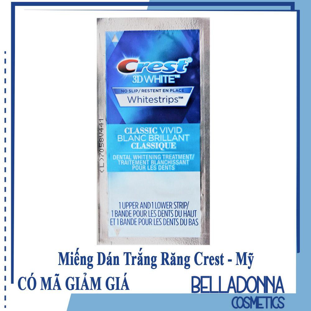 Miếng Dán Trắng Răng Crest 3D White Whitestrips Classic Vivid