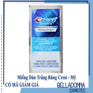 Miếng Dán Trắng Răng Crest 3D White Whitestrips Classic Vivid