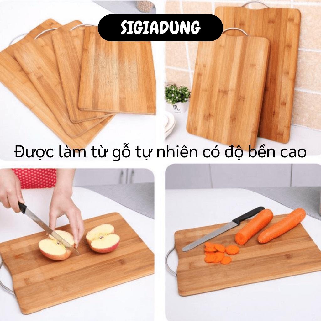 [SGD] Thớt Gỗ - Thớt Chữ Nhật 32x22cm Có Độ Bền Cao Chống Mối Mọt, Chống Rạn Nứt 9124