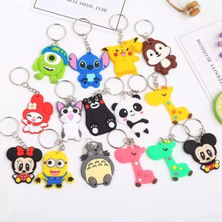 Móc khóa silicon nhiều hình cute (MKS01)