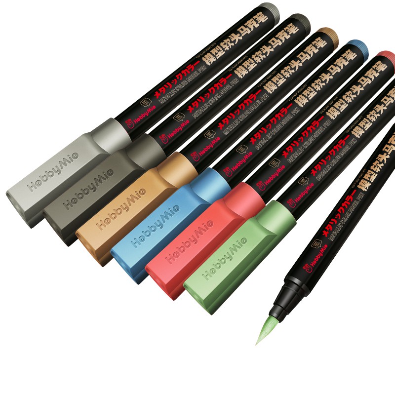 Bút sơn mô hình gundam marker Hobby Tool Mio Metallic color pen
