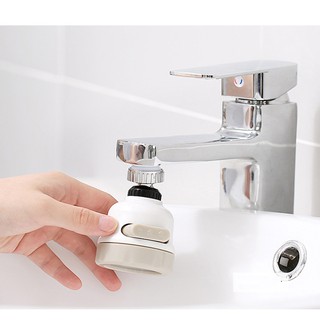 Đầu nối vòi nước rửa chén bát tăng áp điều hướng xoay 360 độ 3 chế độ