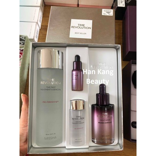 Bộ dưỡng nâng cơ, làm trắng, chống lão hóa Missha Time Revolution Best Seller Special Set