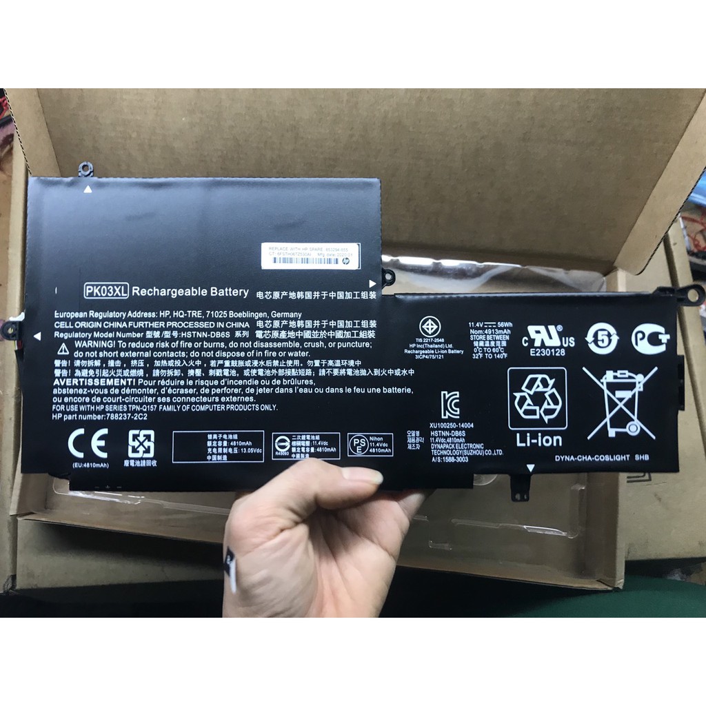 Pin Laptop HP 56Wh Spectre Pro X360  4810A 13-4000 13-4003DX PK03XL Battery