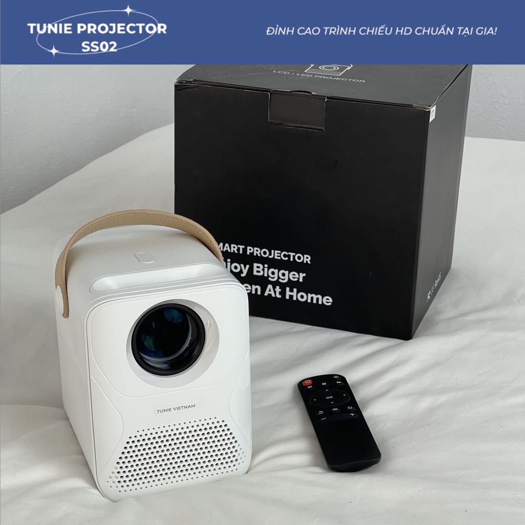 W▤✗☁Máy chiếu mini Tunie Projector SS02 Full HD 1080p