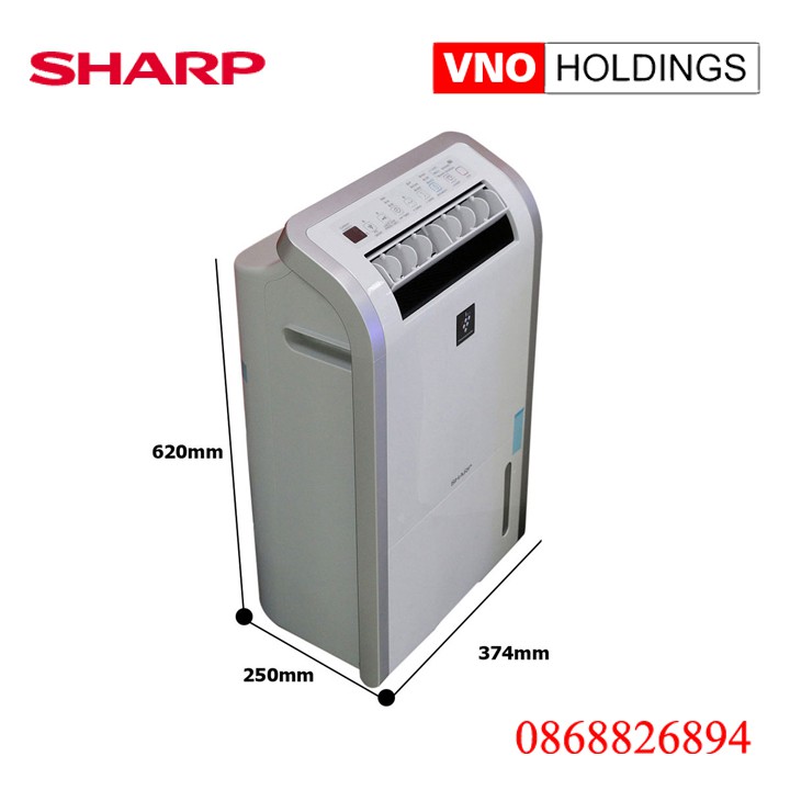 Máy hút ẩm và tạo ion Sharp DW-D20A-W