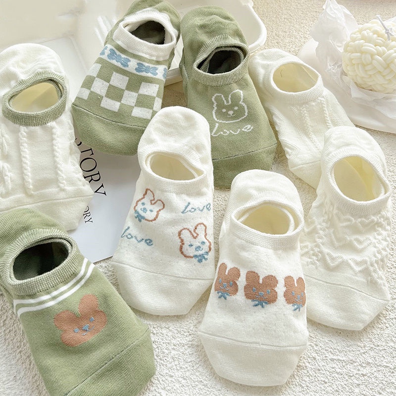 Đôi Vớ Ngắn Màu Trắng Thời Trang Mùa Hè Sành Điệu Cho Nữ