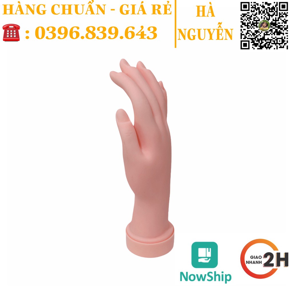 BÀN TAY GIẢ HỌC NAIL - SILICON