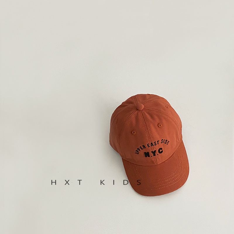 Mũ lưỡi trai thêu chữ thời trang mùa xuân thu năm 2022 dành cho trẻ nhỏ