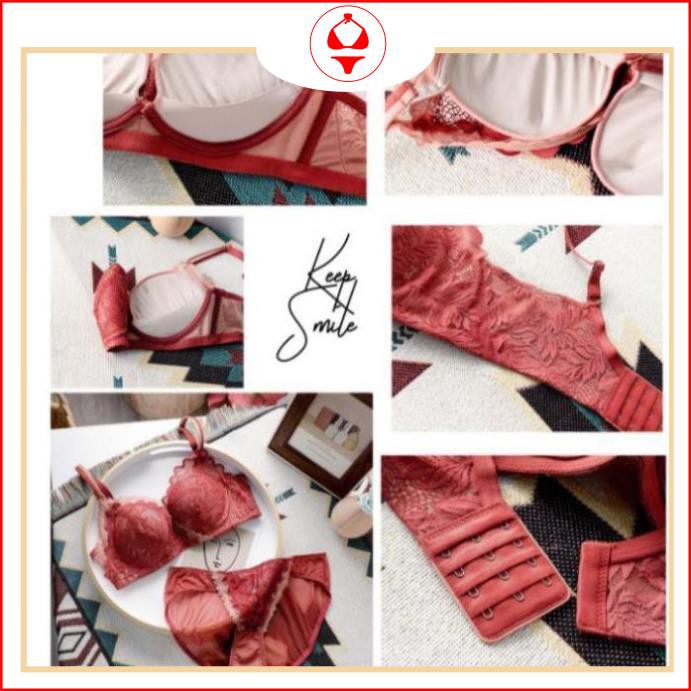 BỘ ÁO LÓT ⚡ freeship ⚡ set nội y ren không gọng cao cấp,siêu nâng ngực tạo khe.chất cao su non thông hơi. | BigBuy360 - bigbuy360.vn
