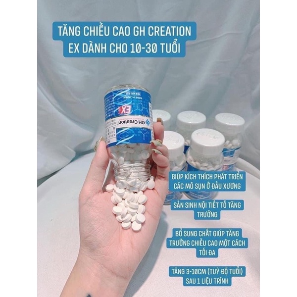 [Hàng_Nhật] Tăng chiều cao GH Creation của Nhật Bản 270 viên