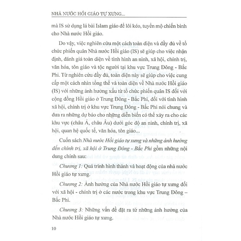 Sách - Nhà Nước Hồi Giáo Tự Xưng Và Những Ảnh Hưởng Đến Chính Trị, Xã Hội Ở Trung Đông - Bắc Phi | BigBuy360 - bigbuy360.vn
