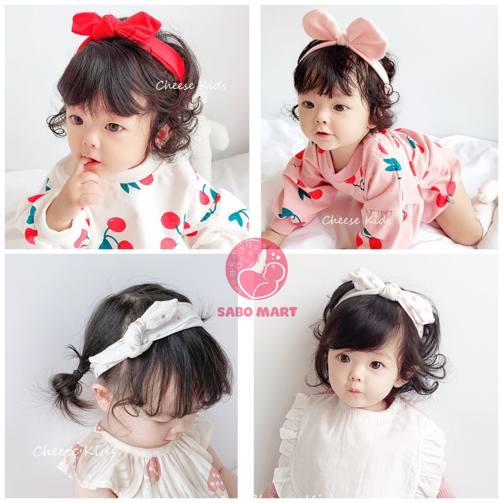 [CHÍNH HÃNG] Set 3 Turban ChicBaby Xinh Yêu Cho Bé Gái 0-3 Tuổi