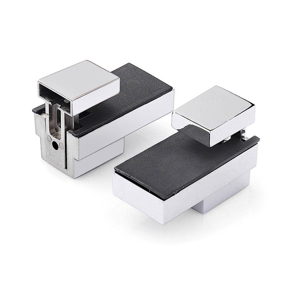 LEISURE Giá Đỡ Kẹp Kính Bằng Hợp Kim Nhôm Mạ Chrome