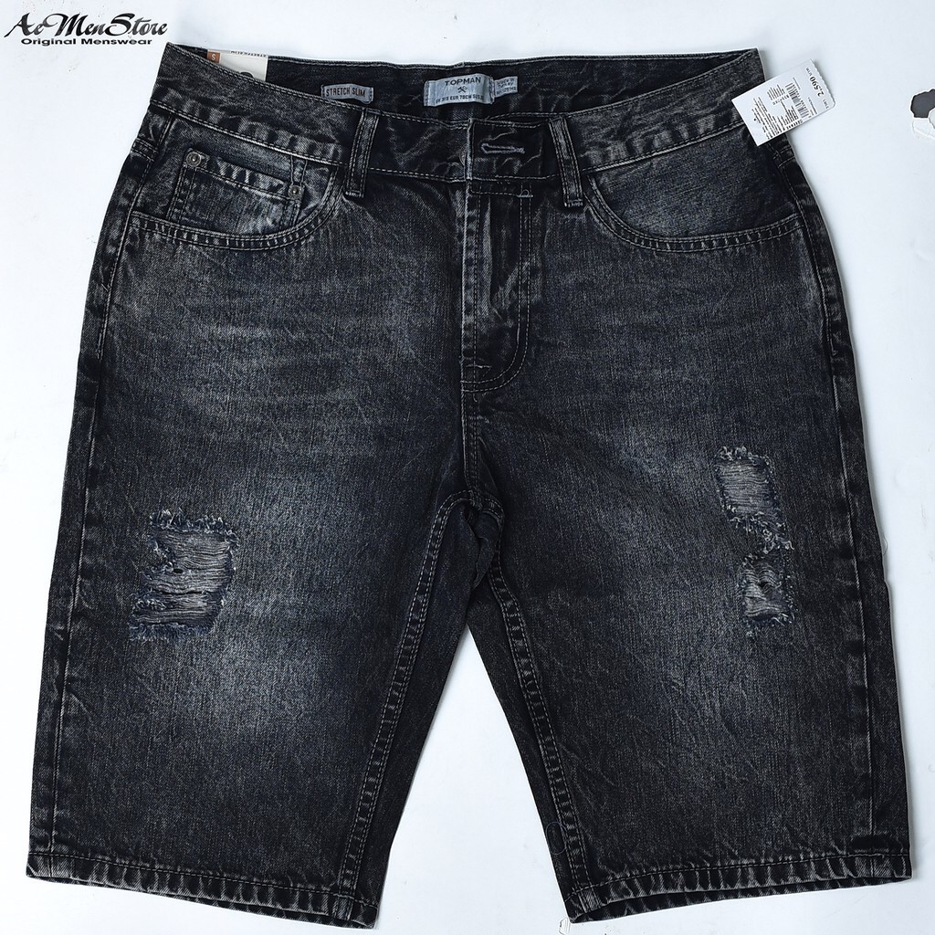 QUẦN SHORT JEAN NAM RÁCH <HÓT 2018>