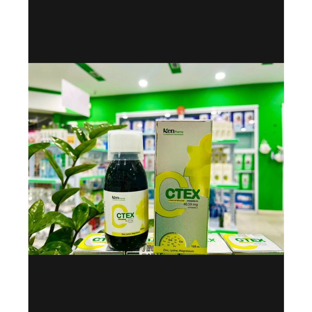 Siro bổ sung Canxi, vitamin và khoáng chất CTEX 125ml ( nhập khẩu từ Pháp)