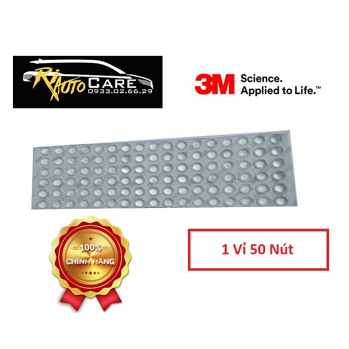 Miếng 50 Nút Đệm Cao Su Hình Vòm 3M SJ5302