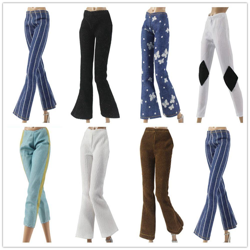 Quần Jeans Hoa Xinh Xắn Cho Búp Bê Tỉ Lệ 1 / 6 1 / 6