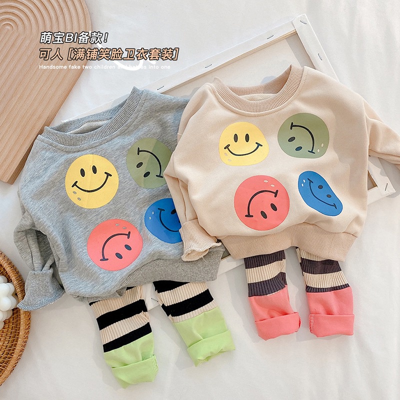 Áo Sweater Tay Dài In Hoạt Hình Kiểu Hàn Quốc Dễ Thương Cho Bé