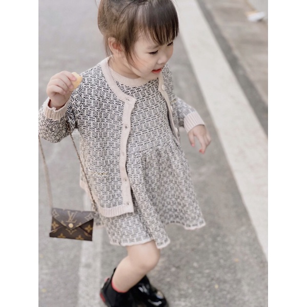 Set len cao cấp cho bé gái