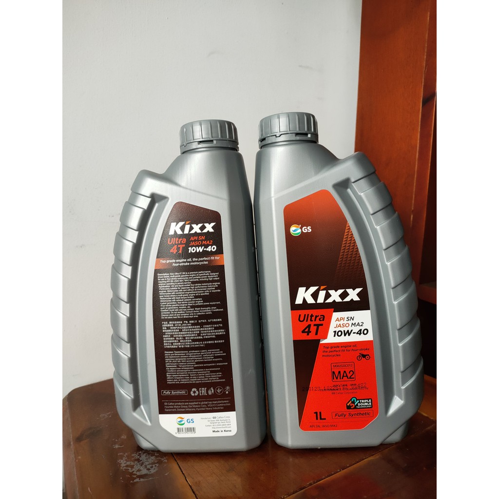 Nhớt xe số kixx 10W40 fully synthentic tổng hợp toàn phần
