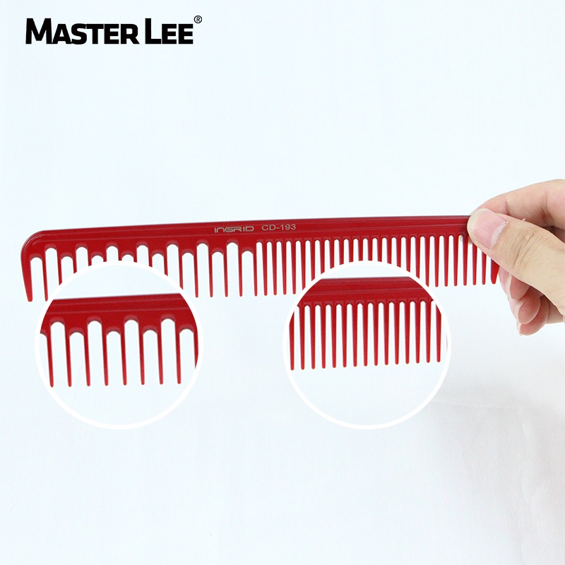 Lược cắt tóc nam nữ , lược răng thưa tạo kiểu tóc barber màu chịu nhiệt