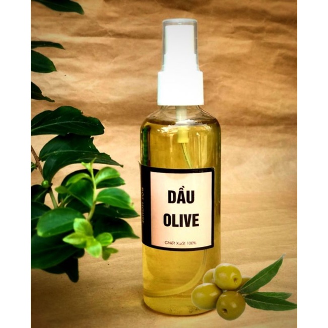 DẦU TẨY TRANG DƯỠNG DA OLIVE  HANDMADE  NHÀ BỘT