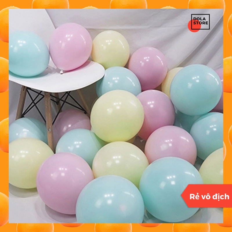 Bóng bay pastel size 10 icnh (25cm) phụ kiện trang trí sinh nhật, thôi nôi, tiệc cưới