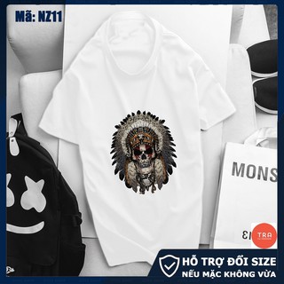 Áo thun nam đẹp❤️ Freeship 50K❤️ Áo phông tay ngắn in Skull ngầu NZ11