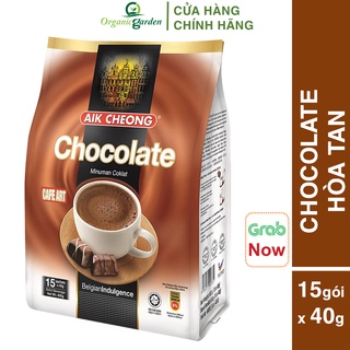 Chocolate Hòa Tan Aik Cheong Malaysia - Chocolate Cafe Art 600g 15 Gói x