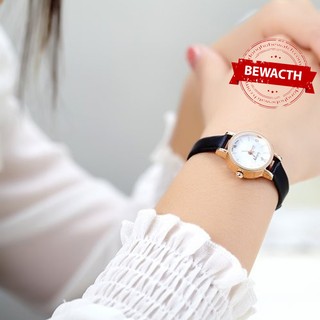 Đồng hồ nữ Dây Da BeWatch Đen Trắng