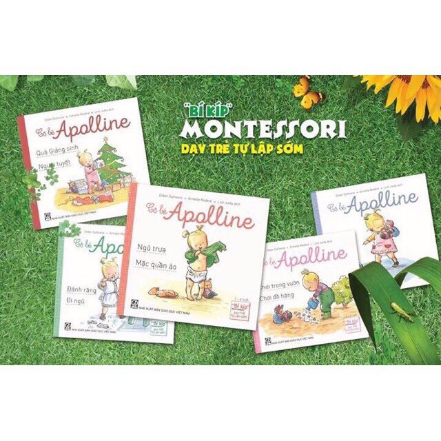 [Mã LIFEMALL995 giảm 10% đơn 99K] Sách - “Bí kíp” Montessori dạy trẻ tự lập sớm - Cô bé Apolline (bộ 5 cuốn)