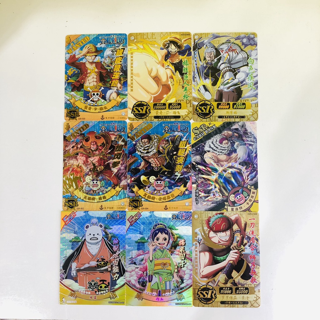 1 Thẻ nhân phẩm ngẫu nhiên One Piece Naruto Kimestu Conan Dragonball