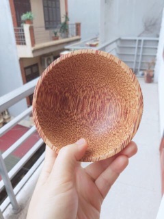 Combo Bát thìa gỗ dừa dành cho bé an toàn