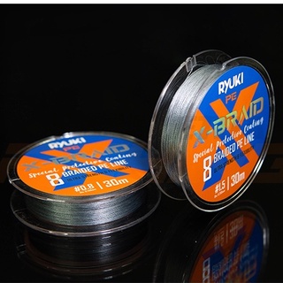 Dây dù câu cá siêu bền PE RYUKI 8X Braid