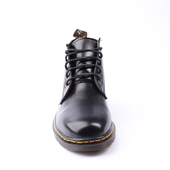 Giày Boot Nam Cổ Lửng Đế Khâu Da Trơn Màu Nâu Cực Chất - M354-NAU -o97 [Sale]