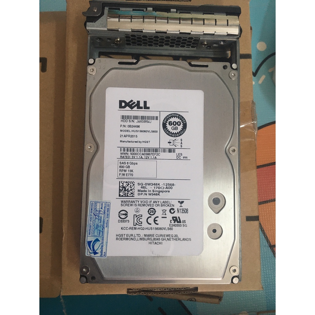 Ổ Cứng Máy Chủ HUS156060VLS600 HGST Hitachi 600GB SAS 3.5-inch 15000 RPM SAS 6Gbps 16MB