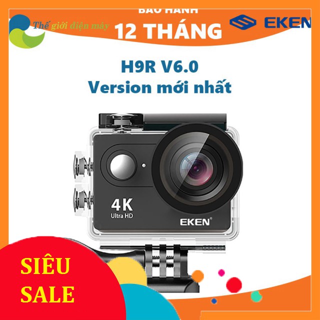 [SiêuRẻ] Camera thể thao, camera hành trình Eken H9R(có remote) version 8.1, bảo hành 12 tháng tặng filter đỏ và tripod  | BigBuy360 - bigbuy360.vn