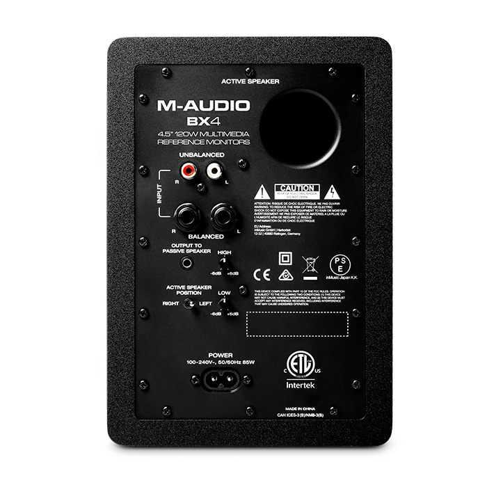 Loa kiểm âm M-Audio BX4 chính hãng - Công suất Amp 120W