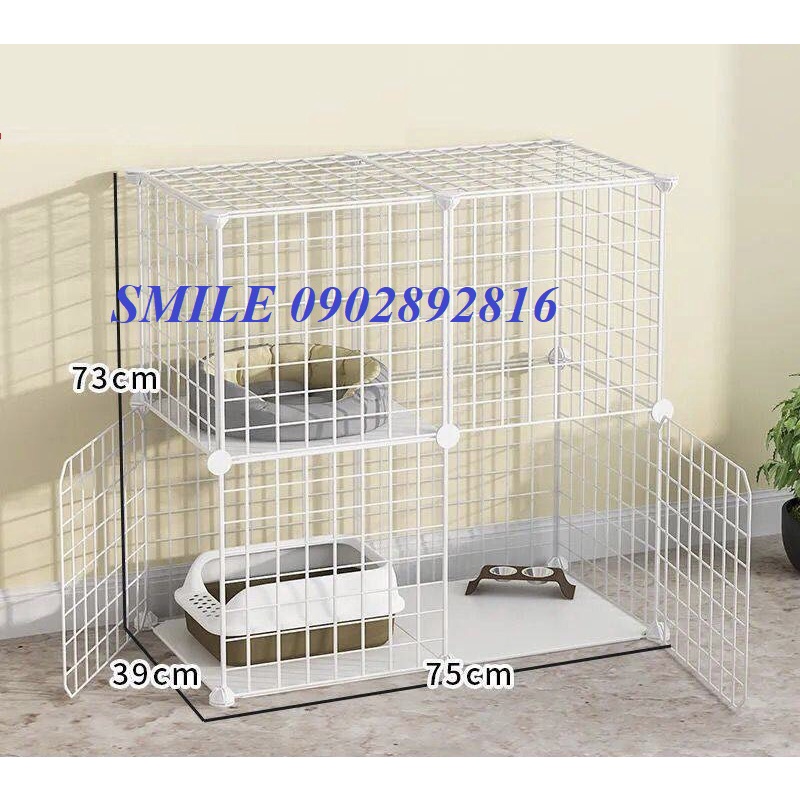 [TẶNG VÒNG CỔ] COMBO CHUỒNG, LỒNG LƯỚI THÉP CHO CHÓ MÈO THÚ CƯNG ĐA NĂNG