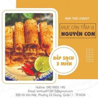 Mực cán tẩm vị nguyên con