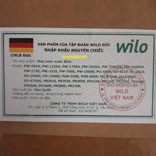 Máy bơm tăng áp tự động WILO PB-400EA