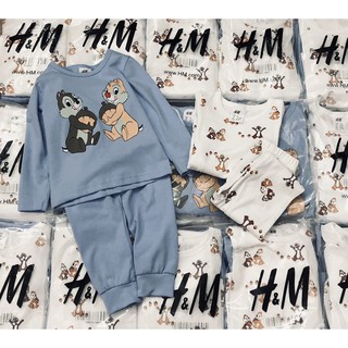 SET 2 BỘ THUN HÌNH SÓC BÉ TRAI HM