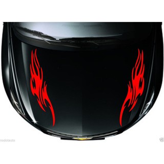Decal Dán Xe Hơi Hình Ngọn Lửa
