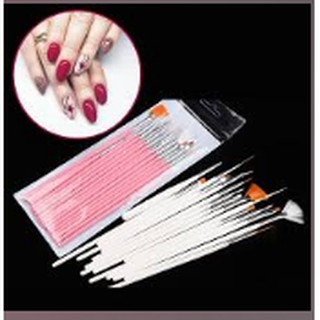 Dụng cụ vẽ móng - Bộ Cọ Làm Nail Cao Cấp
