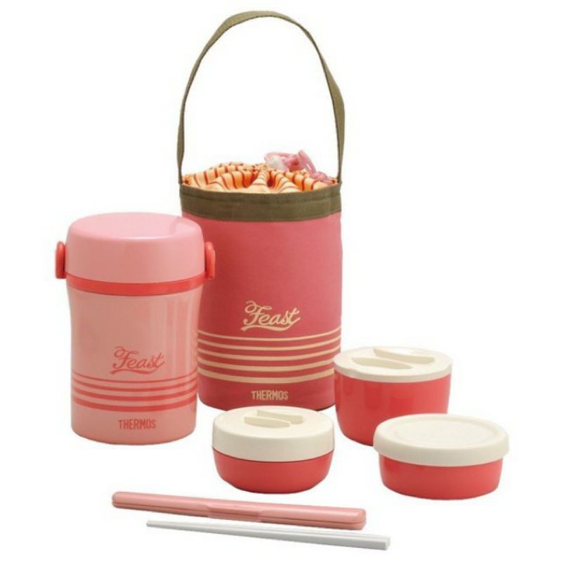 HỘP CƠM THERMOS JBG-801 KÈM TÚI+ ĐŨA