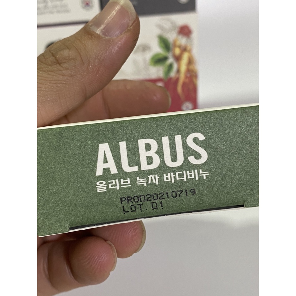 Xà bông tắm Albus Body Soap dưỡng da mềm mịn Hàn quốc 100gr