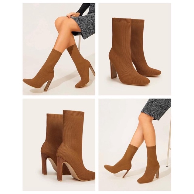 Boot len chun hàng uk sale sẵn đen 36